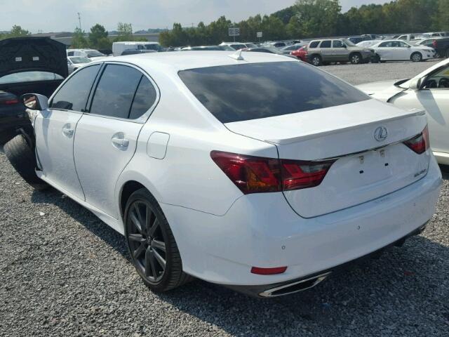 JTHBE1BL1E5037350 - 2014 LEXUS GS 350 WHITE photo 3