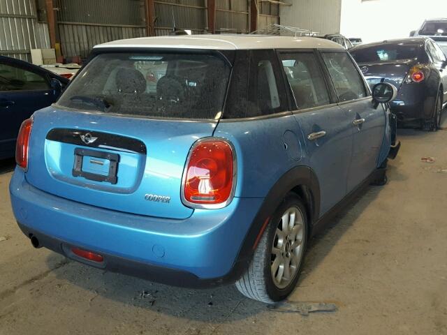 WMWXU1C50G2D09966 - 2016 MINI COOPER BLUE photo 4