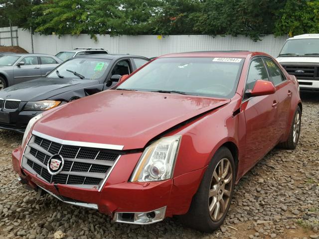 1G6DT57V080146842 - 2008 CADILLAC CTS HI FEA RED photo 2