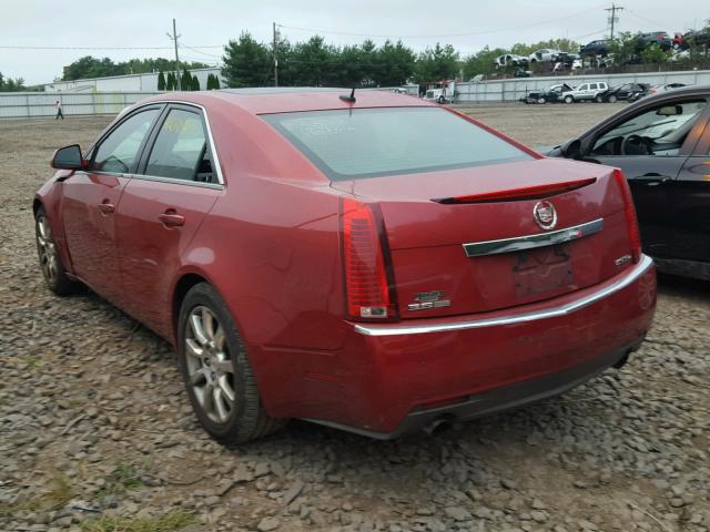 1G6DT57V080146842 - 2008 CADILLAC CTS HI FEA RED photo 3