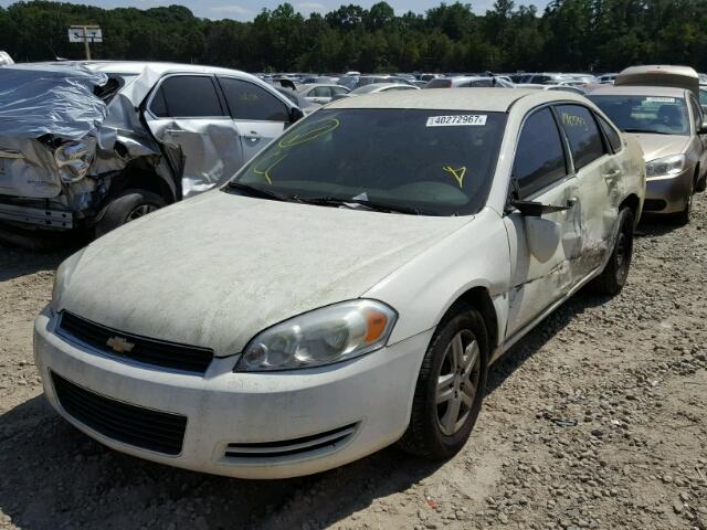 2G1WB58KX81331359 - 2008 CHEVROLET IMPALA LS WHITE photo 2