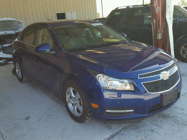 1G1PF5SC1C7407928 - 2012 CHEVROLET CRUZE LT BLUE photo 1