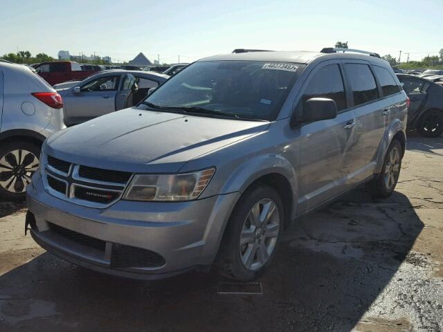 3C4PDCAB4FT588355 - 2015 DODGE JOURNEY SE SILVER photo 2