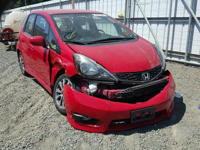 JHMGE8H53DC021507 - 2013 HONDA FIT SPORT RED photo 1