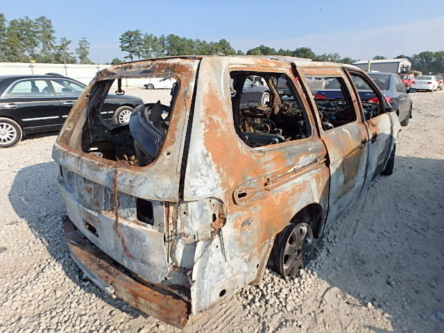 2HKRL18072H524986 - 2002 HONDA ODYSSEY EX BURN photo 4