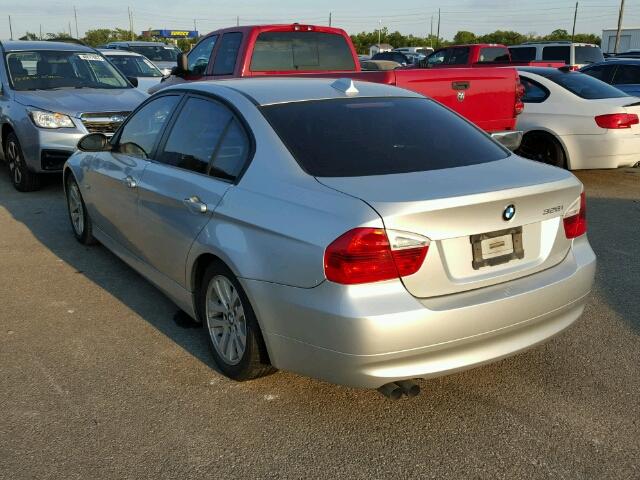 WBAVA33567PV67470 - 2007 BMW 328 SILVER photo 3