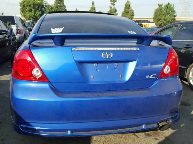 JTKDE167X60138725 - 2006 TOYOTA SCION TC BLUE photo 10