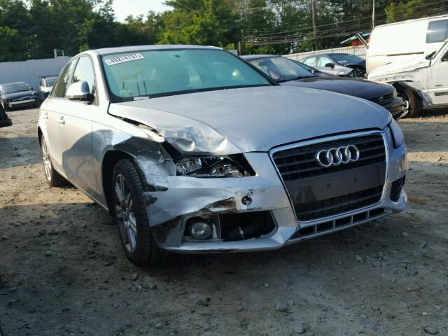 WAULF78K59N062307 - 2009 AUDI A4 2.0T QU GRAY photo 1