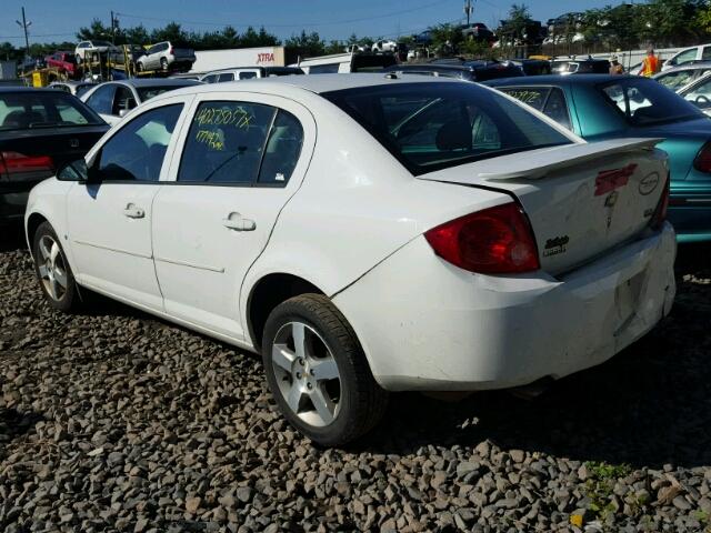 1G1AL58F787175858 - 2008 CHEVROLET COBALT LT WHITE photo 3