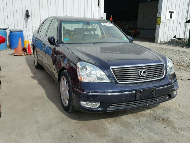 JTHBN30F330093888 - 2003 LEXUS LS BLUE photo 1