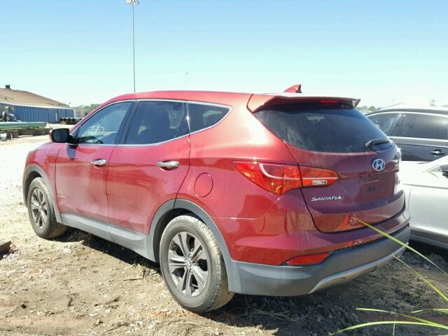 5XYZU3LB6DG079510 - 2013 HYUNDAI SANTA FE S RED photo 3