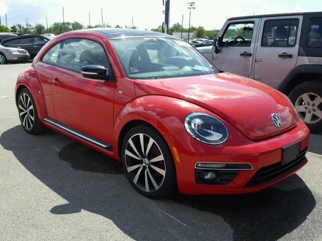 3VWVS7AT1EM655464 - 2014 VOLKSWAGEN BEETLE TUR RED photo 1