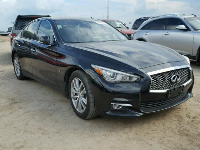 JN1BV7AP4EM692605 - 2014 INFINITI Q50 BASE Negro foto 1
