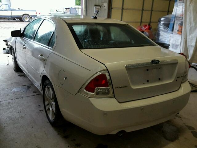 3FAHP08159R209152 - 2009 FORD FUSION SEL WHITE photo 3