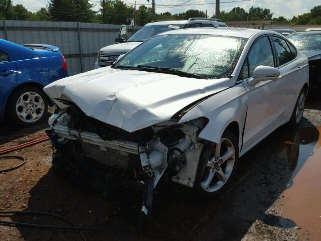 3FA6P0H77DR224515 - 2013 FORD FUSION SE WHITE photo 2