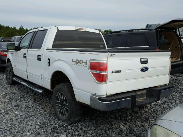 1FTFW1ET7CFA98723 - 2012 FORD F150 SUPER WHITE photo 3