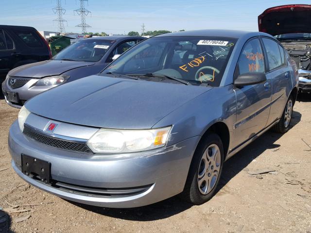 1G8AJ52F53Z196950 - 2003 SATURN ION LEVEL BLUE photo 2