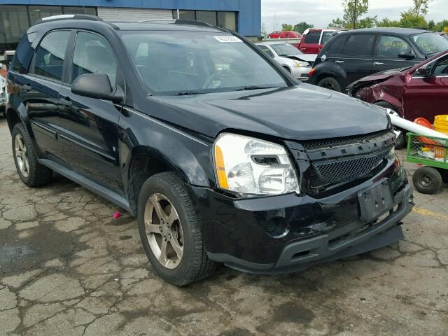 2CNDL13F076021717 - 2007 CHEVROLET EQUINOX BLACK photo 1