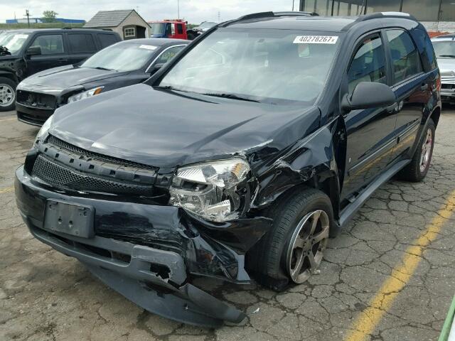 2CNDL13F076021717 - 2007 CHEVROLET EQUINOX BLACK photo 2