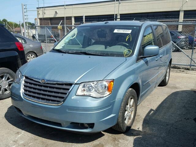 2A8HR54159R627314 - 2009 CHRYSLER TOWN & COU BLUE photo 2