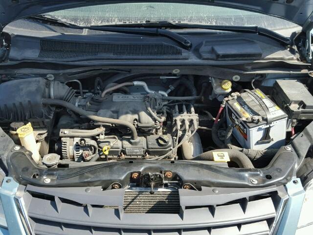 2A8HR54159R627314 - 2009 CHRYSLER TOWN & COU BLUE photo 7