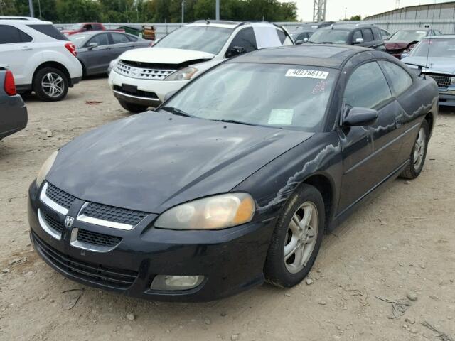 4B3AG42G25E015353 - 2005 DODGE STRATUS SX BLACK photo 2