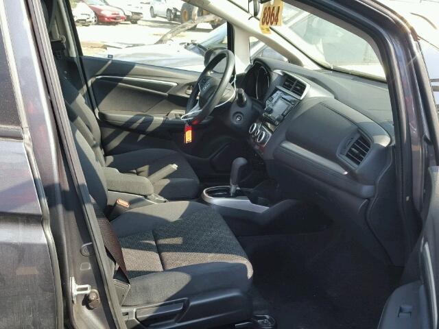 JHMGK5H52HS001252 - 2017 HONDA FIT LX Gris photo 5