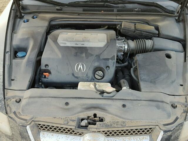 19UUA66228A049850 - 2008 ACURA TL BLACK photo 7