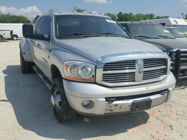 3D7MX49C16G219058 - 2006 DODGE RAM 3500 SILVER photo 1