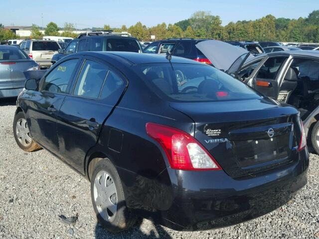 3N1CN7AP5CL945636 - 2012 NISSAN VERSA S 黑色 照片 3