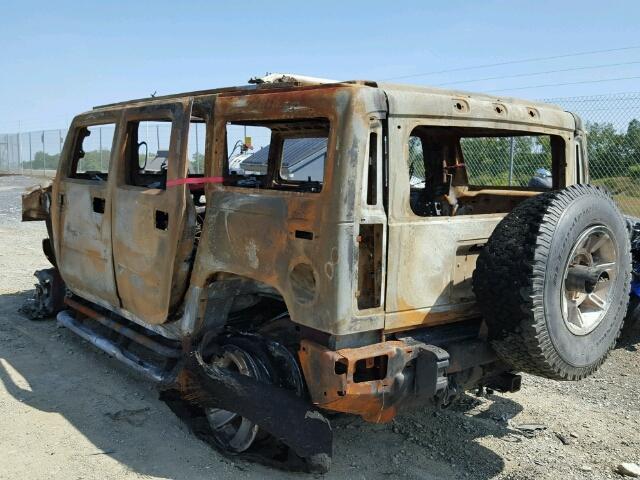 5GRGN23UX5H126626 - 2005 HUMMER H2 BURN photo 3