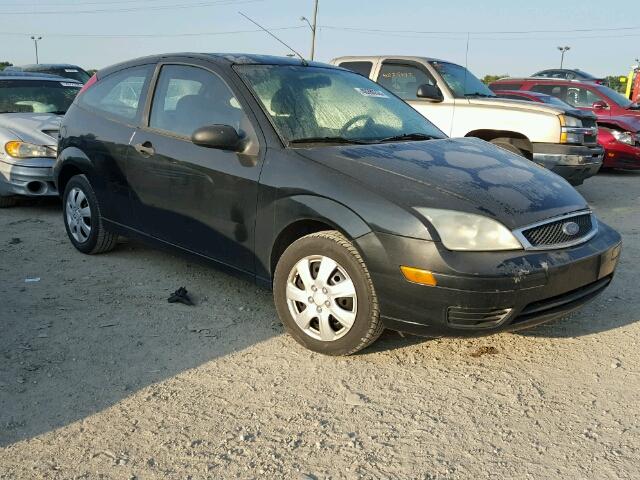 1FAHP31N66W234410 - 2006 FORD FOCUS ZX3 BLACK photo 1