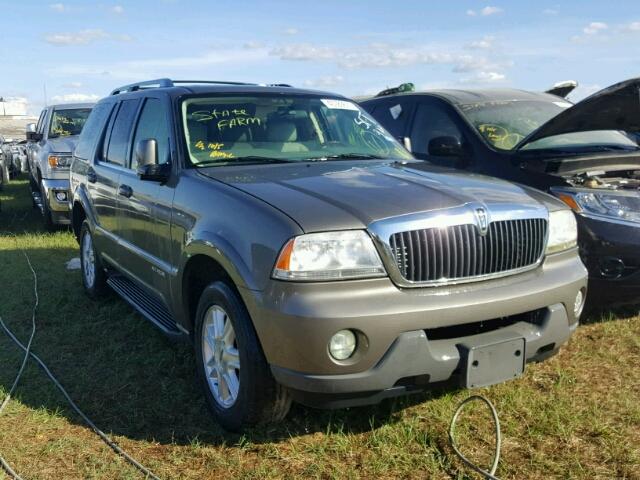 5LMEU68H73ZJ44354 - 2003 LINCOLN AVIATOR GRAY photo 1