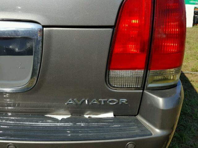 5LMEU68H73ZJ44354 - 2003 LINCOLN AVIATOR GRAY photo 9