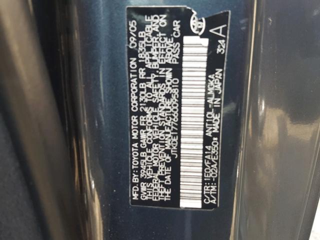 JTKDE177660095810 - 2006 TOYOTA SCION TC 灰色 照片 10