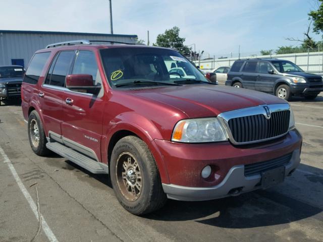 5LMFU28R94LJ01239 - 2004 LINCOLN NAVIGATOR ბურგუნდია ფოტო 1