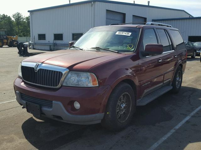 5LMFU28R94LJ01239 - 2004 LINCOLN NAVIGATOR ბურგუნდია ფოტო 2