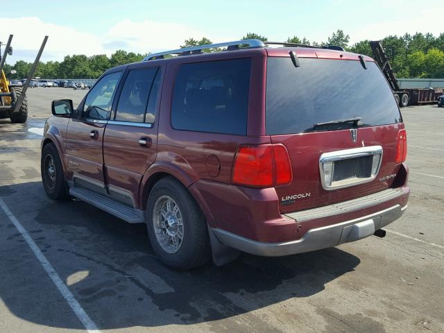 5LMFU28R94LJ01239 - 2004 LINCOLN NAVIGATOR ბურგუნდია ფოტო 3