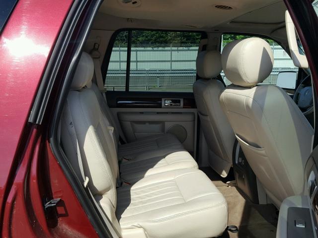 5LMFU28R94LJ01239 - 2004 LINCOLN NAVIGATOR ბურგუნდია ფოტო 6