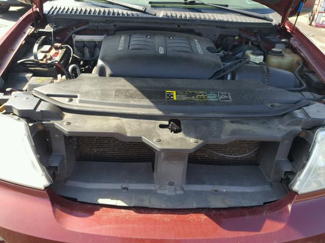 5LMFU28R94LJ01239 - 2004 LINCOLN NAVIGATOR ბურგუნდია ფოტო 7