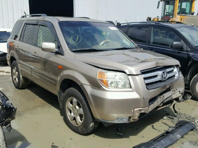 2HKYF18736H516759 - 2006 HONDA PILOT BEIGE photo 1