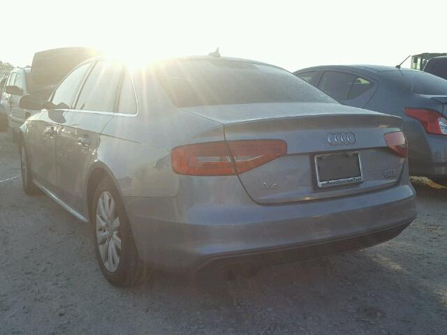 WAUBFAFL6FN045127 - 2015 AUDI A4 GRAY photo 3
