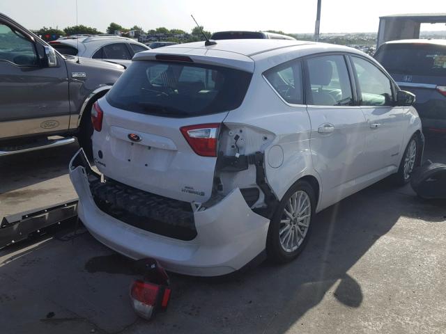 1FADP5BU4DL545655 - 2013 FORD C-MAX SEL WHITE photo 4