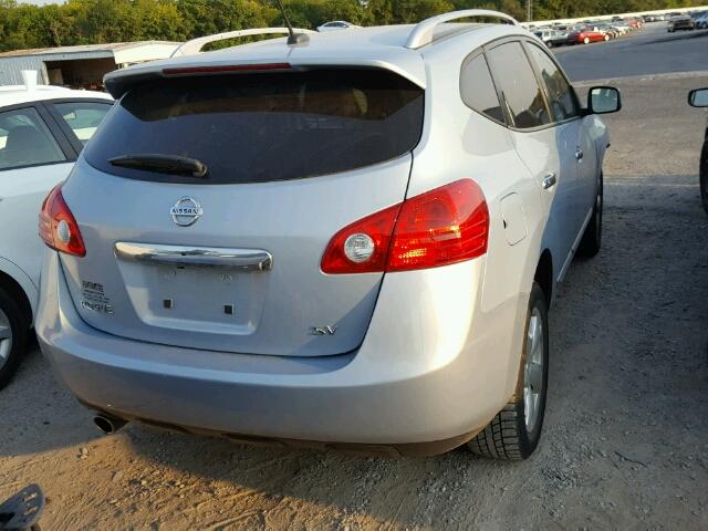 JN8AS5MT4BW152397 - 2011 NISSAN ROGUE S SILVER photo 4