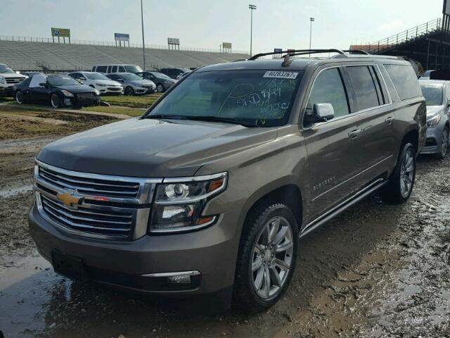 1GNSCJKC3GR246700 - 2016 CHEVROLET SUBURBAN TAN photo 2