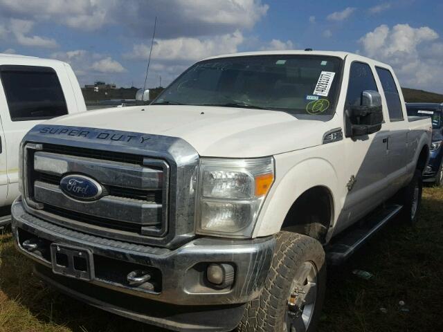 1FT7W2BT5BEA94351 - 2011 FORD F250 WHITE photo 2