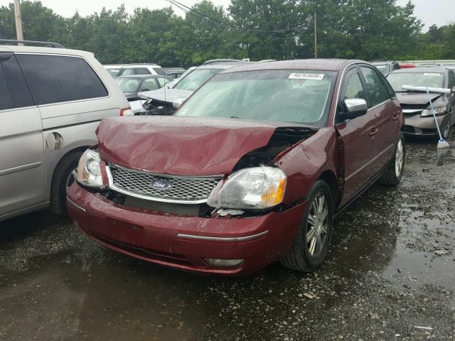 1FAFP28136G114501 - 2006 FORD FIVE HUNDR RED photo 2