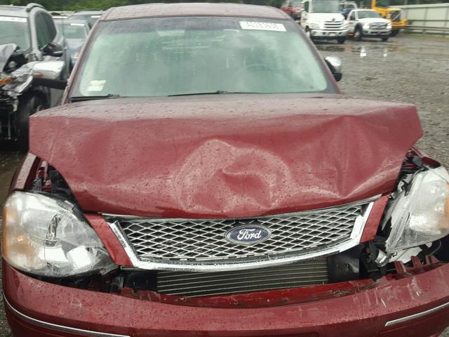1FAFP28136G114501 - 2006 FORD FIVE HUNDR RED photo 7