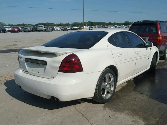 2G2WC55C461312440 - 2006 PONTIAC GRAND PRIX WHITE photo 4