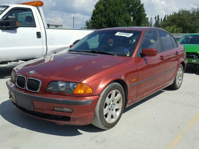 WBAAM3342YFP75818 - 2000 BMW 323 I MAROON photo 2